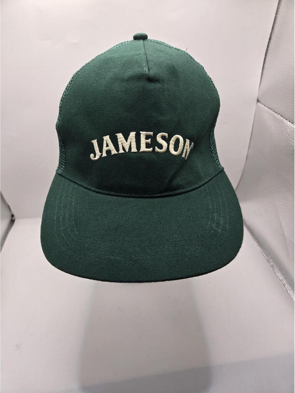 Jameson Irish Whisky BaseBall Truckers Hat Cap Mesh Back Adjustable Green